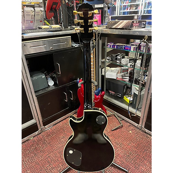 Used Epiphone INSPIRED BY GIBSON LES PAUL CUSTOM SHOP Flat Black Solid Body Electric Guitar