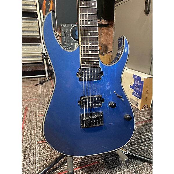 Used Ibanez RG421EX Prussian Blue Metallic Solid Body Electric Guitar