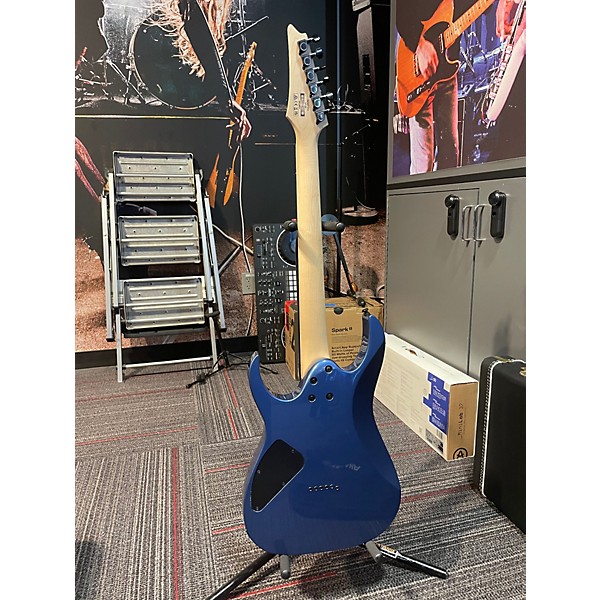 Used Ibanez RG421EX Prussian Blue Metallic Solid Body Electric Guitar