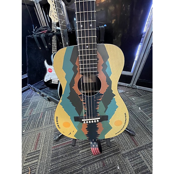 Used Martin LX1 LIFE IS GOOD MOUNTAIN Acoustic Guitar