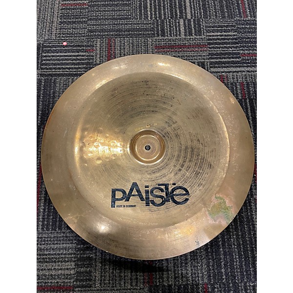 Used Paiste 18in Alpha Rock China Cymbal