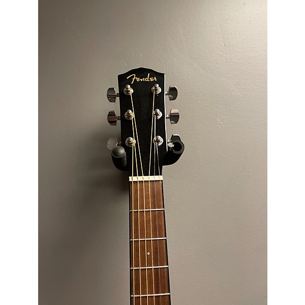Used Fender CD60SCE Black Acoustic Guitar