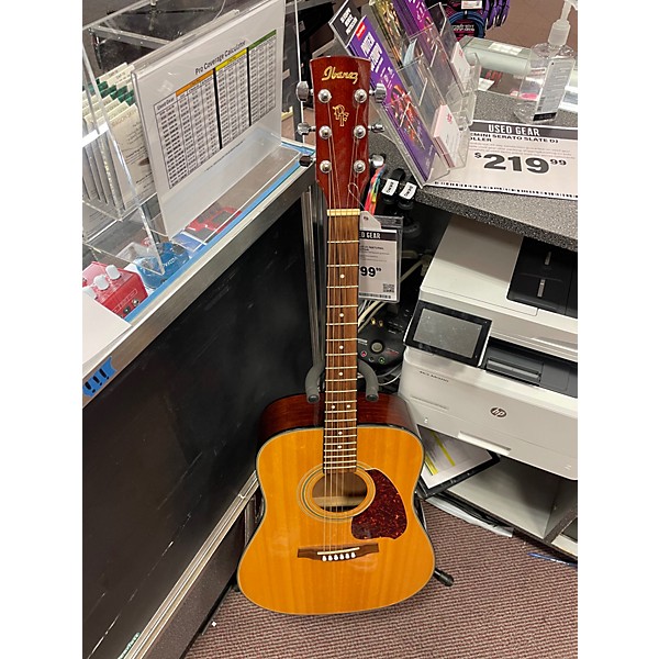 Used Ibanez pf104sjp-nt-27-01 Natural Acoustic Guitar