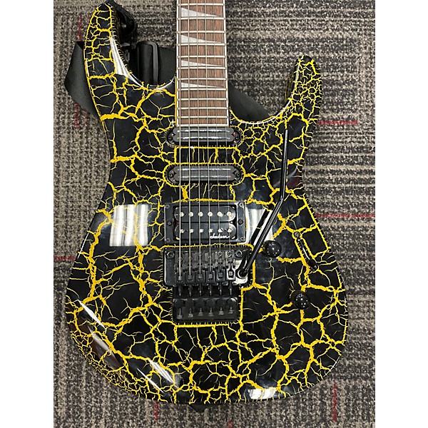 Used Jackson Soloist SL3 DX Yellow Crackle Solid Body Electric Guitar