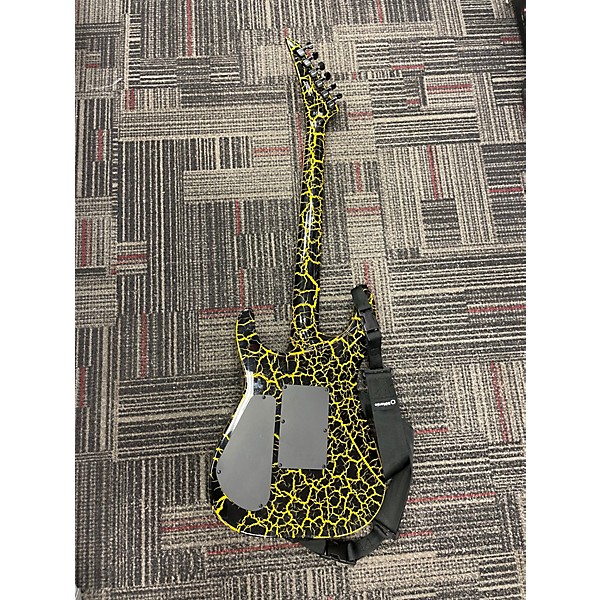 Used Jackson Soloist SL3 DX Yellow Crackle Solid Body Electric Guitar