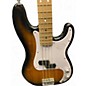 Used Squier Precision Bass 2 Tone Sunburst Electric Bass Guitar