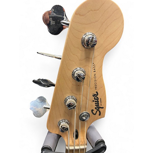 Used Squier Precision Bass 2 Tone Sunburst Electric Bass Guitar
