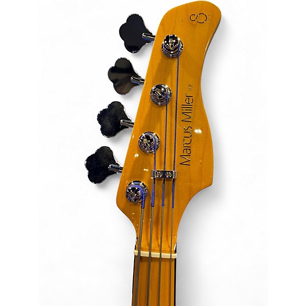 Used Sire Marcus Miller V7 Alder Silver Sparkle Electric Bass Guitar