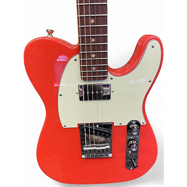 Used Fender Player Plus Telecaster Fiesta Red Solid Body Electric Guitar