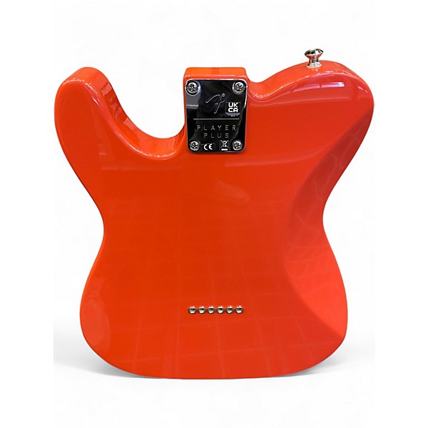 Used Fender Player Plus Telecaster Fiesta Red Solid Body Electric Guitar