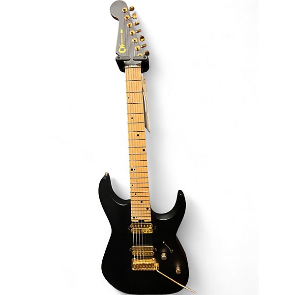 Used 2021 Charvel DK24-7 ANGEL VIVALDI Black Solid Body Electric Guitar