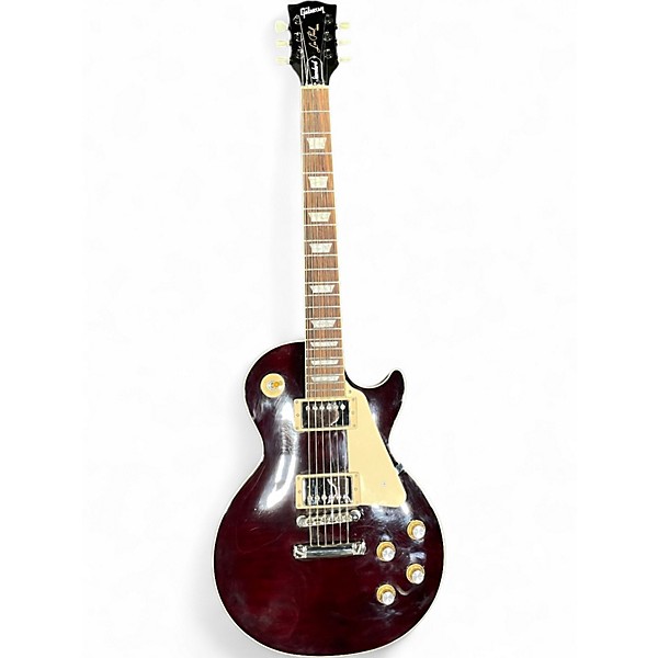 Used Gibson Les Paul Standard Oxblood Black Solid Body Electric Guitar