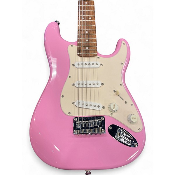 Used Squier Mini Affinity Stratocaster Pink Electric Guitar