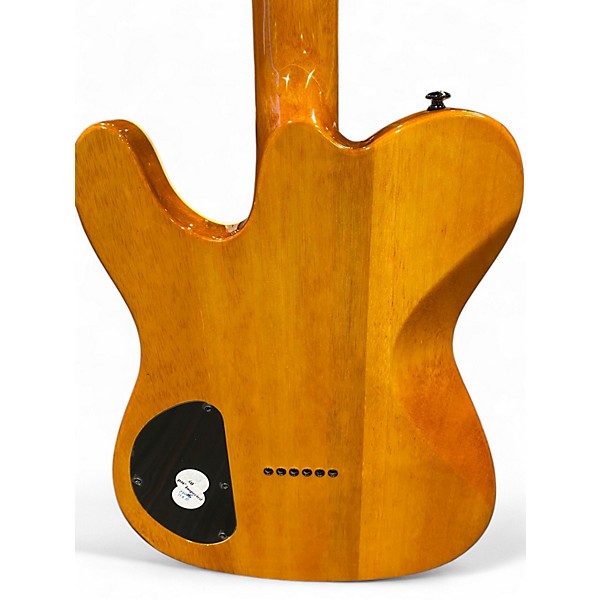 Used Fender Special Edition Custom Telecaster FMT HH Amber Solid Body Electric Guitar