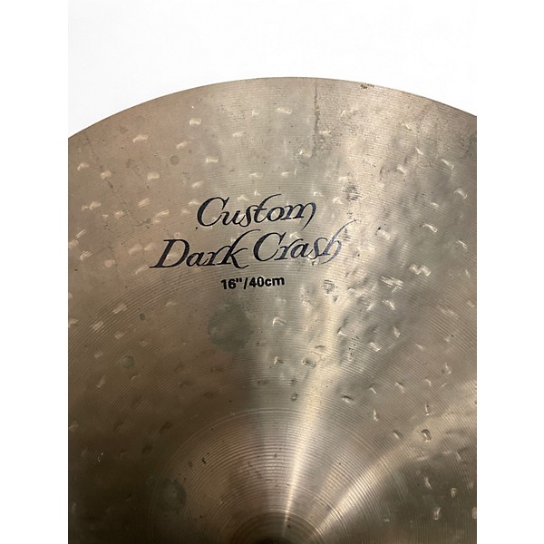 Used Zildjian 16in K Custom Dark Crash Cymbal