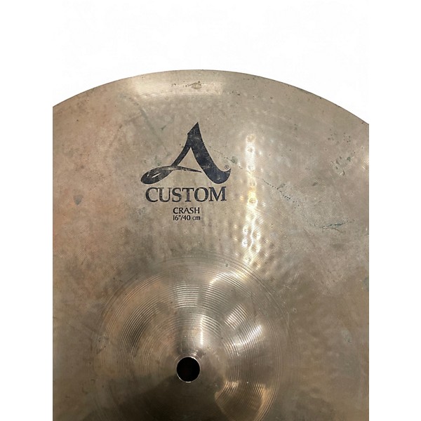 Used Zildjian 16in A Custom Crash Cymbal