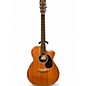 Used Martin GPC-X2E Macassar Ebony Natural Acoustic Electric Guitar thumbnail