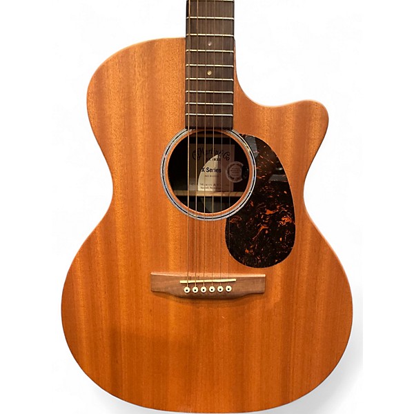 Used Martin GPC-X2E Macassar Ebony Natural Acoustic Electric Guitar