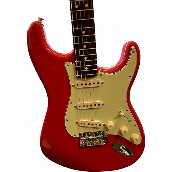Used Fender American Professional Classic Stratocaster Dakota Red Solid Body Electric Guitar