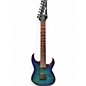 Used Ibanez rg7421pb Trans Blue Solid Body Electric Guitar thumbnail