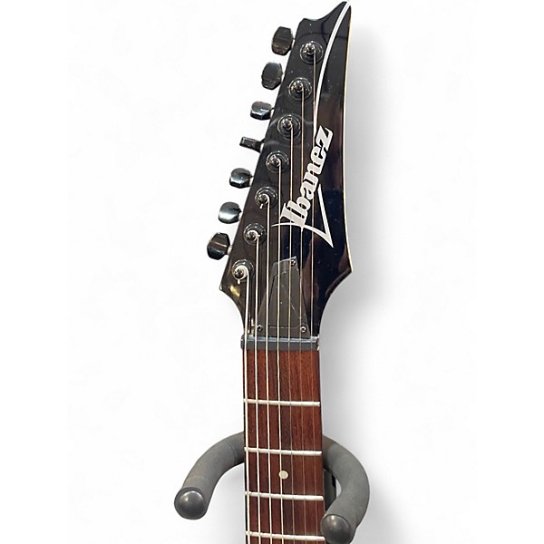 Used Ibanez rg7421pb Trans Blue Solid Body Electric Guitar