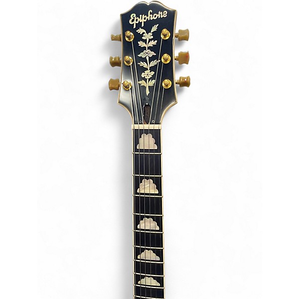 Used Epiphone 150th Anniversary Zephyr Deluxe Regent Vintage Blonde Hollow Body Electric Guitar