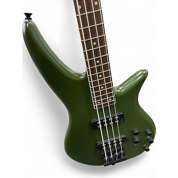 Used Jackson SPECTRA SBX IV ARMY GREEN Electric Bass Guitar