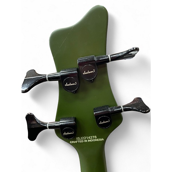 Used Jackson SPECTRA SBX IV ARMY GREEN Electric Bass Guitar