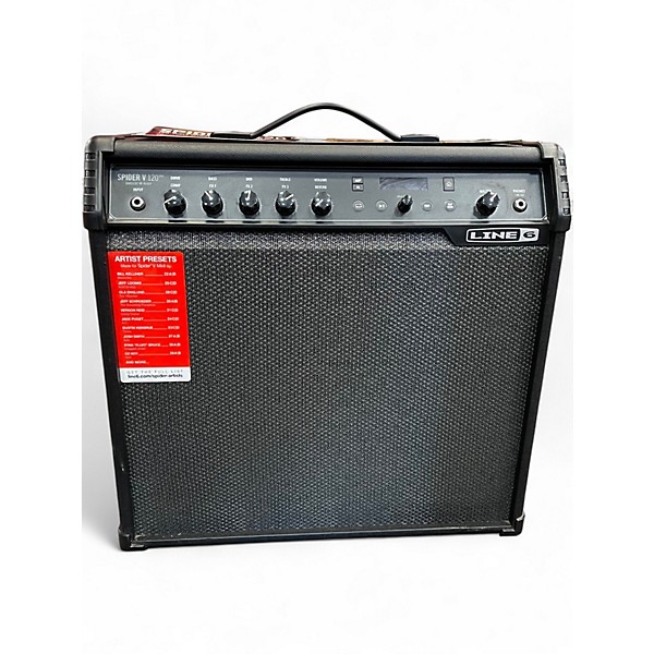 Used Line 6 Spider V 120 1x12 Guitar Combo Amp