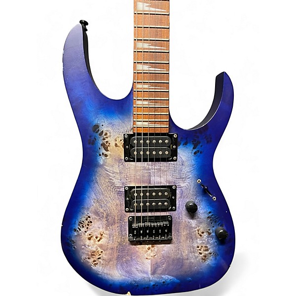 Used Ibanez RGRT621DPB Blue Lagoon Burst Solid Body Electric Guitar