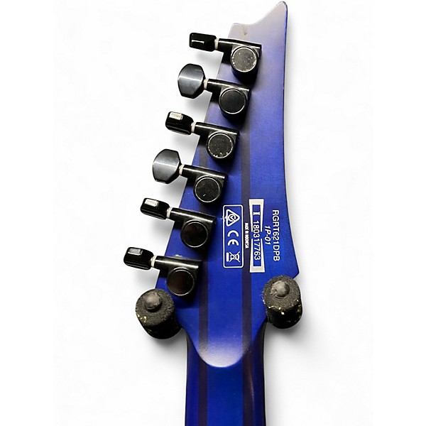 Used Ibanez RGRT621DPB Blue Lagoon Burst Solid Body Electric Guitar