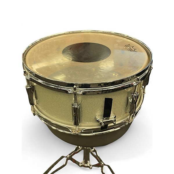 Used Pearl 6.5X14 Vision Series Snare GOLD SPARKLE Drum