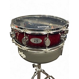 Used PDP by DW 5.5X14 x7 SNARE RED SPARKLE Drum