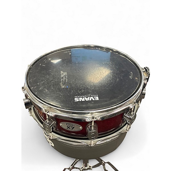 Used PDP by DW 5.5X14 x7 SNARE RED SPARKLE Drum
