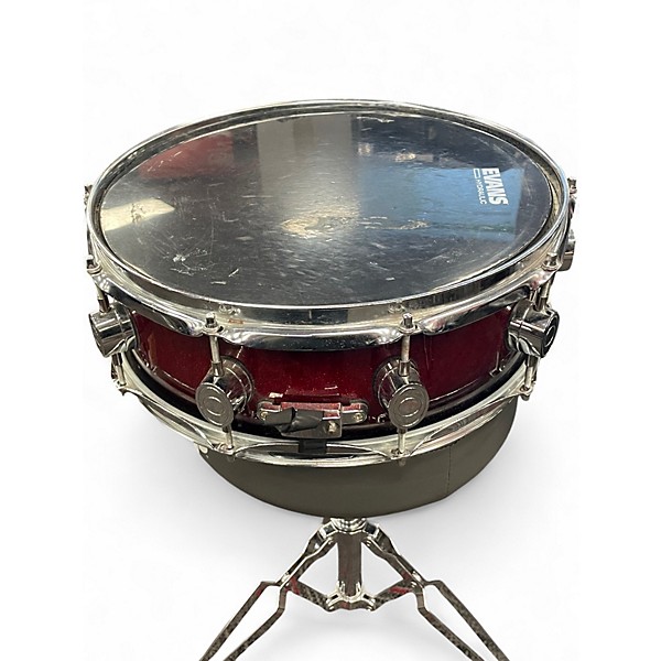 Used PDP by DW 5.5X14 x7 SNARE RED SPARKLE Drum