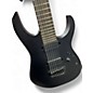 Used Ibanez RGIXL7 Iron Label Black Solid Body Electric Guitar