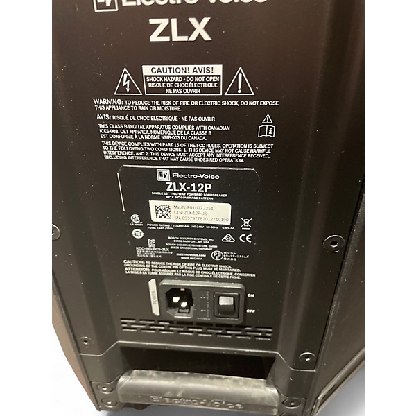 Used Electro-Voice ZLX-12P 12in 2-Way Powered Speaker