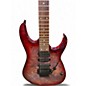 Used Ibanez RG471AH RG Series red eclipse burst Solid Body Electric Guitar