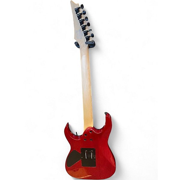 Used Ibanez RG471AH RG Series red eclipse burst Solid Body Electric Guitar