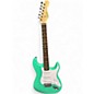Used Squier Debut Collection Strat Turquoise Solid Body Electric Guitar thumbnail