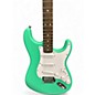 Used Squier Debut Collection Strat Turquoise Solid Body Electric Guitar