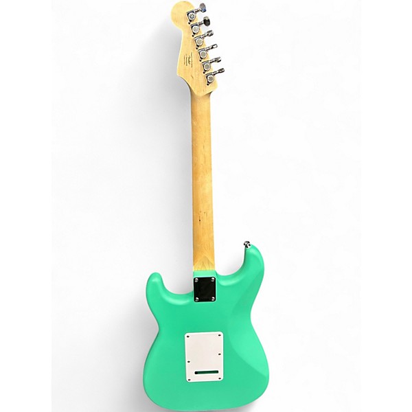 Used Squier Debut Collection Strat Turquoise Solid Body Electric Guitar