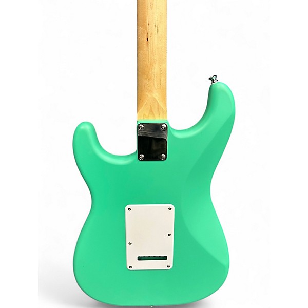 Used Squier Debut Collection Strat Turquoise Solid Body Electric Guitar