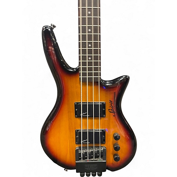 Used Steinberger Spirit XZ-2 2 Tone Sunburst Electric Bass Guitar