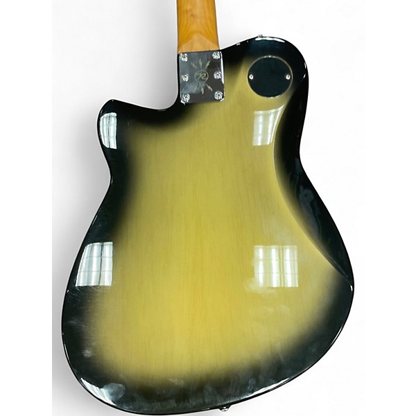 Used Reverend DOUBLE AGENT OG YELLOW BURST Solid Body Electric Guitar