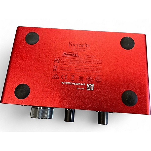 Used Focusrite Scarlett Solo Gen 3 Audio Interface