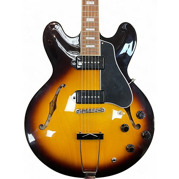 Used 2024 Gibson ES330 Vintage Sunburst Hollow Body Electric Guitar