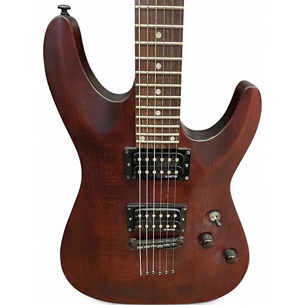 Used Schecter Guitar Research Omen 6 Natural Solid Body Electric Guitar