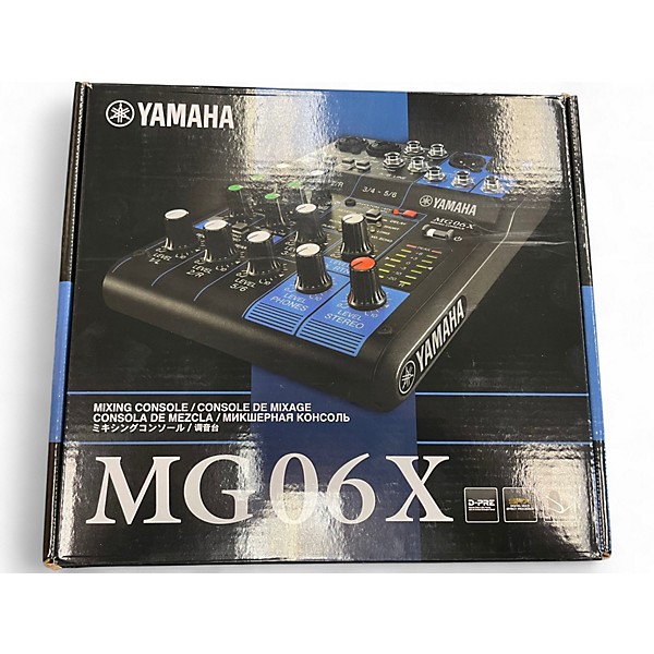 Used Yamaha MG06X Unpowered Mixer