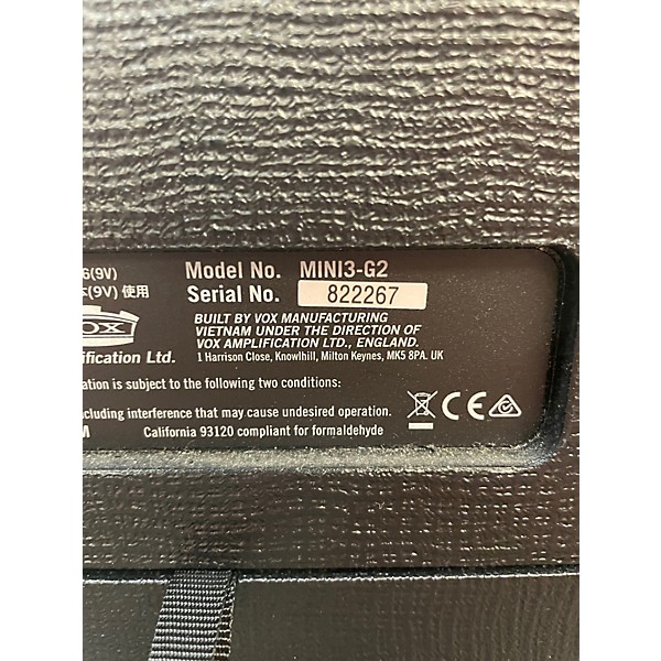 Used VOX MINI3-G2 Guitar Combo Amp